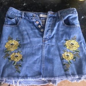 Forever 21 flower skirt